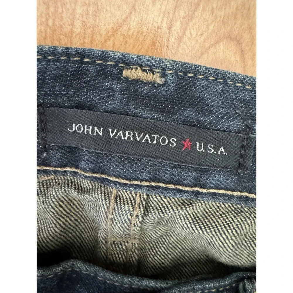 John Varvatos Mens SELVEDGE Indigo Bowery Slim Straight Jeans 31x31 -Labelled 29